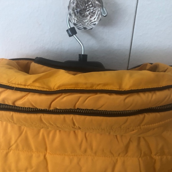 RISING Women Puffer Winter Jacket Orange - Picture 5 of 8